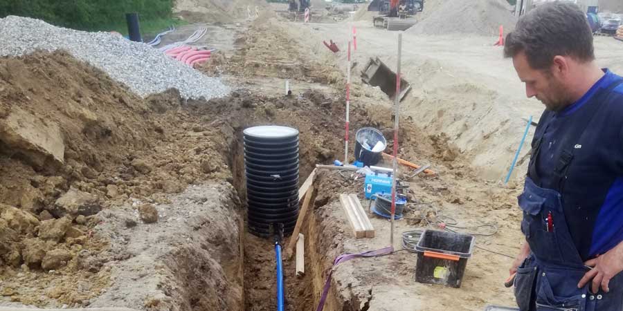 Etablering af vandforsyning på nye byggegrunde